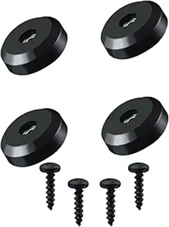 4-Pack Rubber Feet for Subwoofer and Amplifier