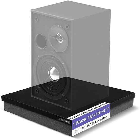 Starfavor Subwoofer Isolation Pad for 8-10 Inch Subs