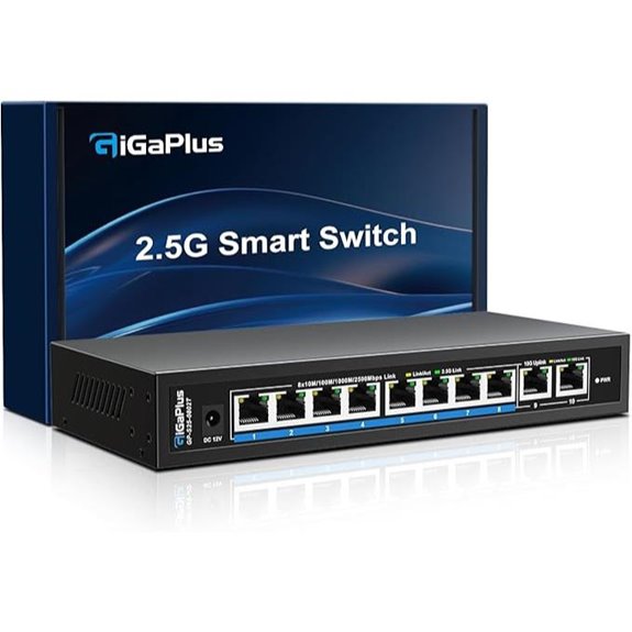 10Gb Unmanaged Ethernet Switch with 10 Ports
