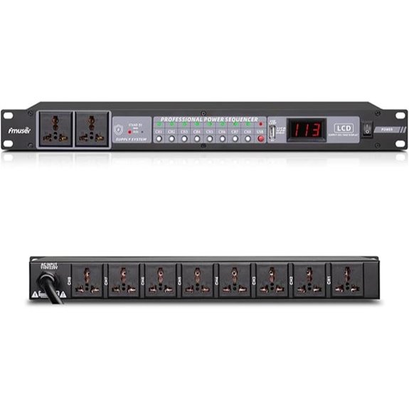10-Outlet Power Sequencer Conditioner with Surge Protection