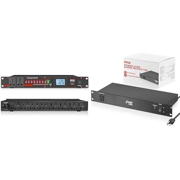 Pyle 10 Outlet 2000W Power Sequencer & Surge Protector