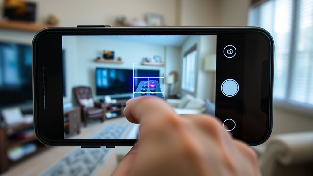 test remote with smartphone