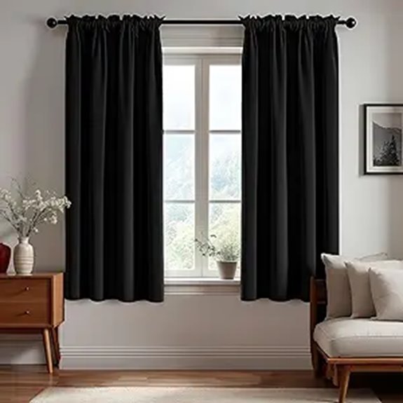 Deconovo Blackout Thermal Insulated Room Darkening Curtains