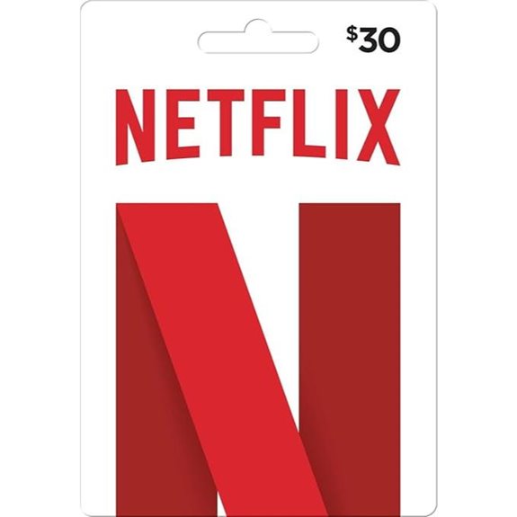 thirty dollar netflix gift