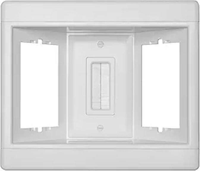 Legrand 3-Gang Recessed TV Box with Low Voltage Kit