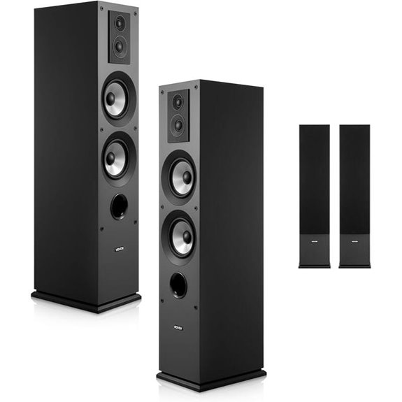 VEVOR 3-Way Floorstanding Speakers Pair
