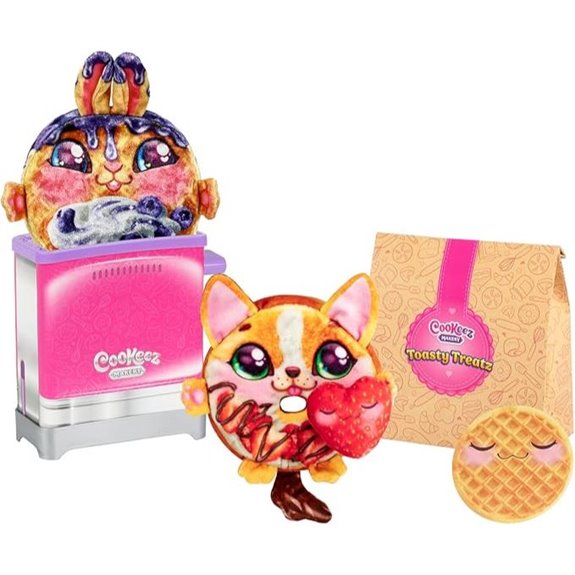 Cookeez Toasty Treatz Toaster Plush Set