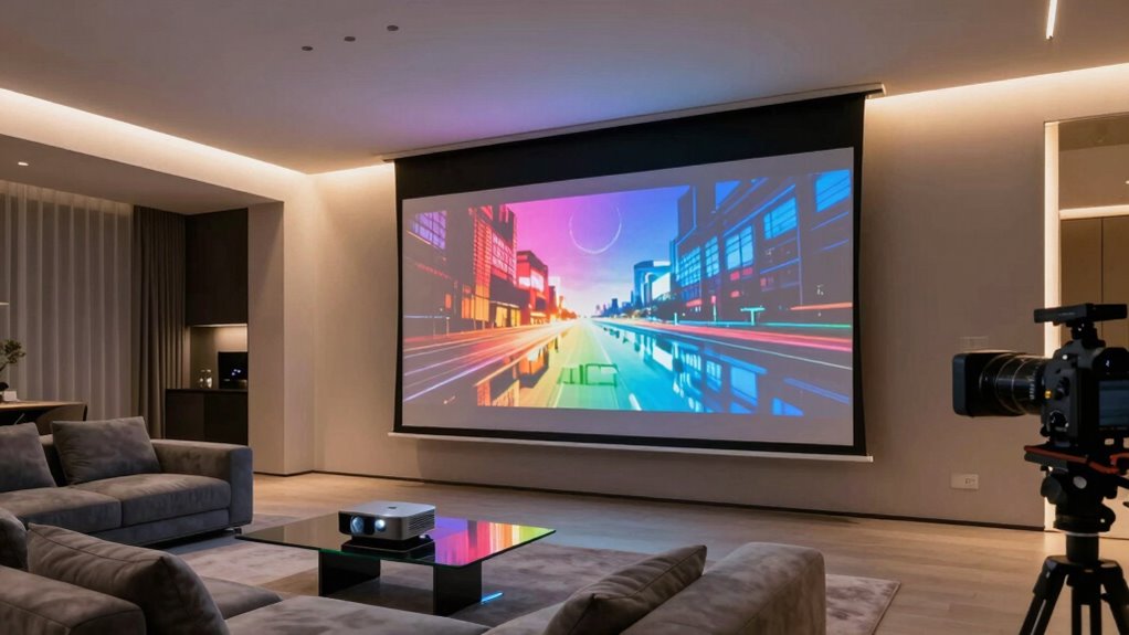 top 100 inch motorized screens