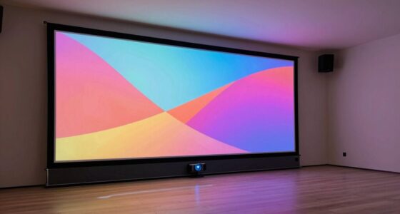 top 12 floor rising projector screens