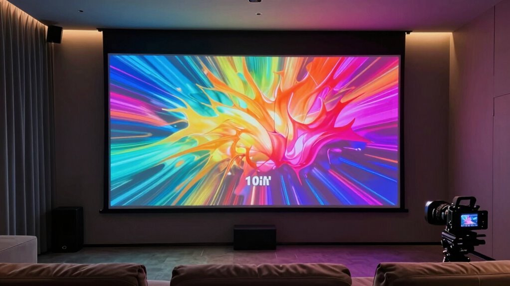 top 15 110 inch projector screens