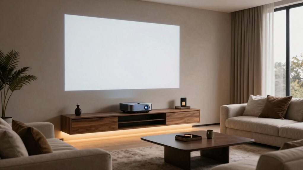 top ambient living room projectors