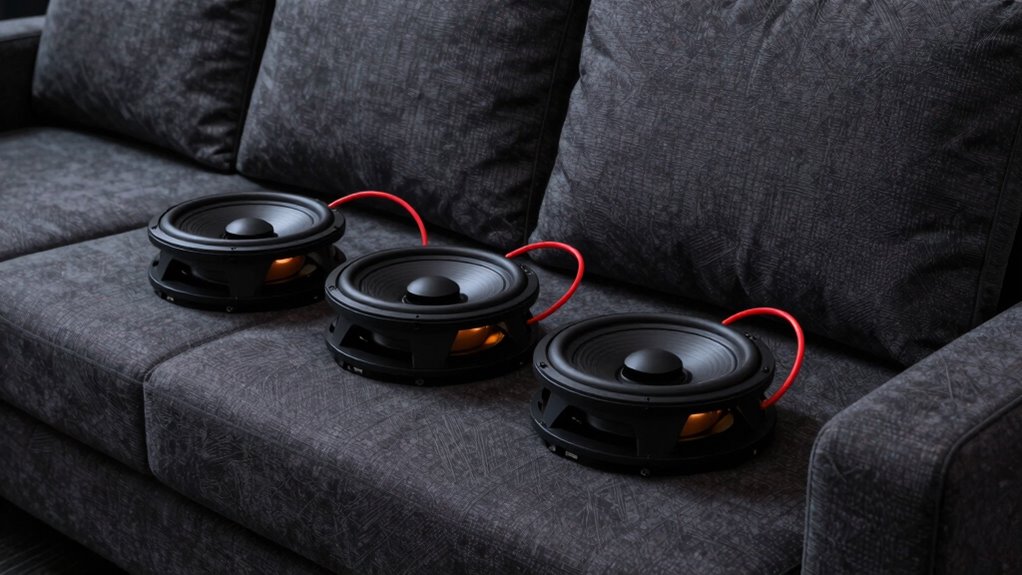 top couch bass shaker kits