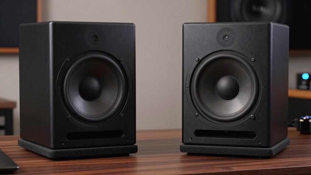top dual subwoofer isolation platforms
