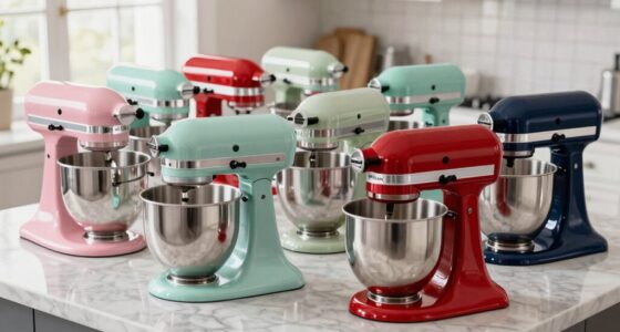 top kitchenaid mixer colors
