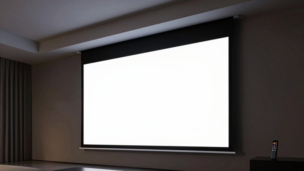 top motorized projector screen kits