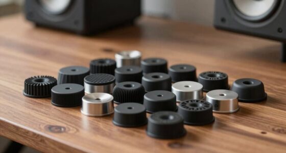 top speaker isolation feet