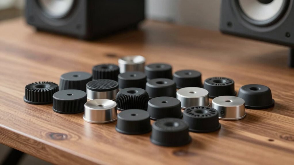 top speaker isolation feet