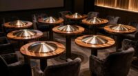 top swivel theater tables