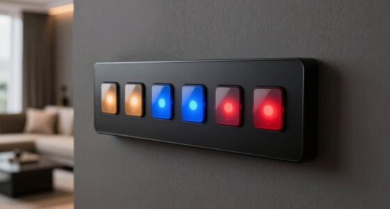 top wall keypad lighting controls