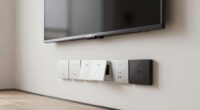top wall mounted tv power kits