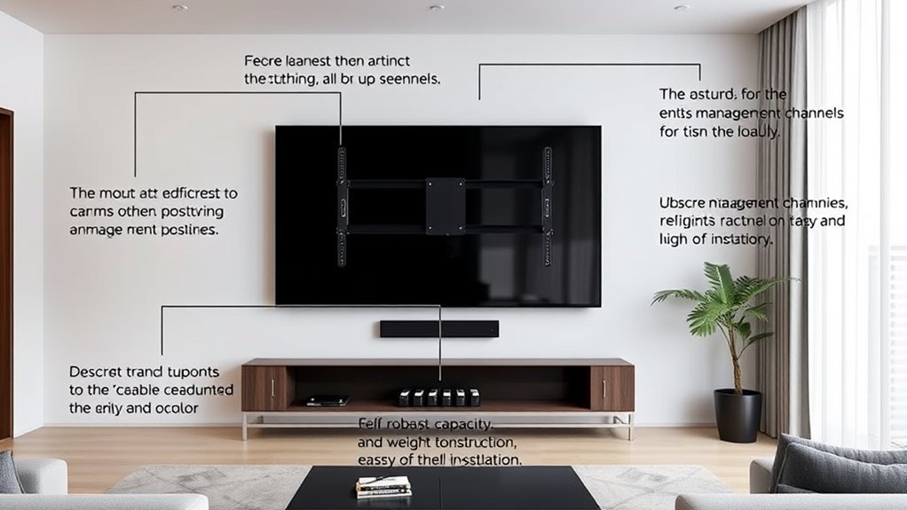tv mount selection criteria