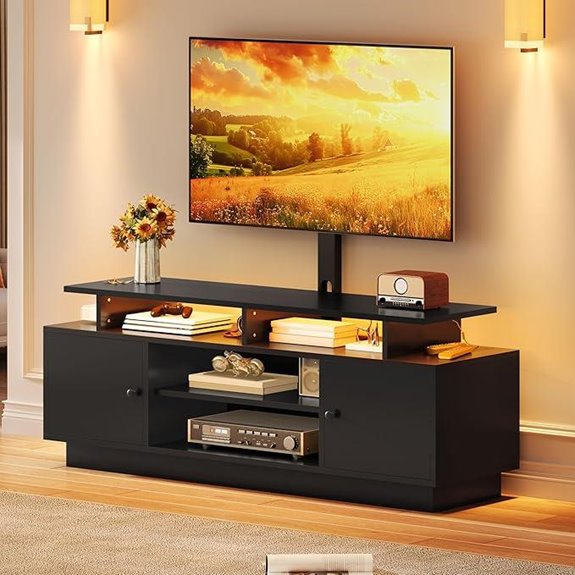 YITAHOME 59 TV Stand with Mount and Lights