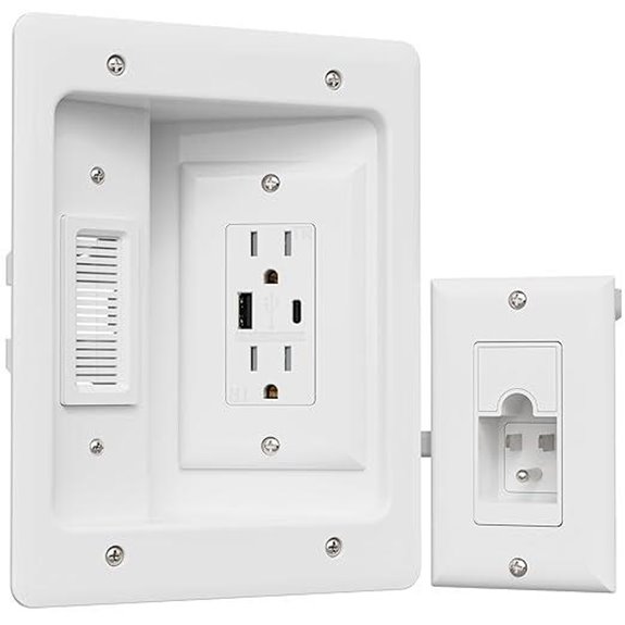 tv wall cord organizer