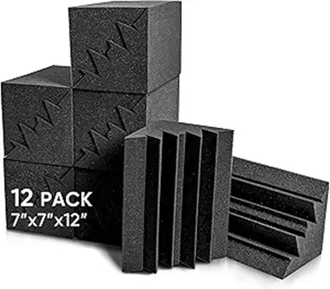Sonic Acoustics 12-Pack Acoustic Foam Panels