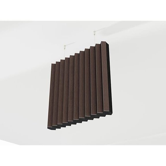 2 Pack Acoustic Ceiling Panels with Mounting Kit