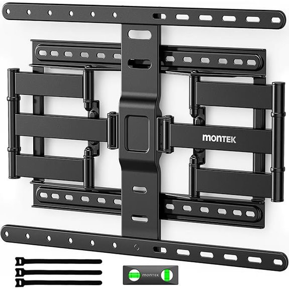 monTEK Ultra Slim TV Wall Mount for 43-90 Inch TVs