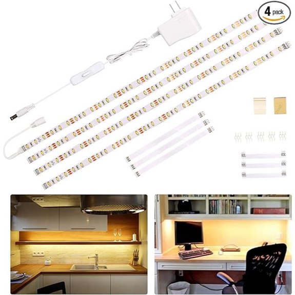 WOBANE Under Cabinet LED Light Strip (6.6 ft)