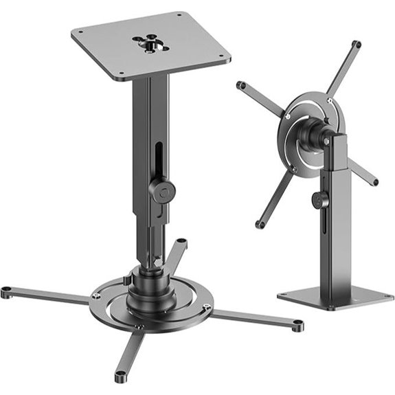 Universal Adjustable Projector Mount for Ceiling or Wall