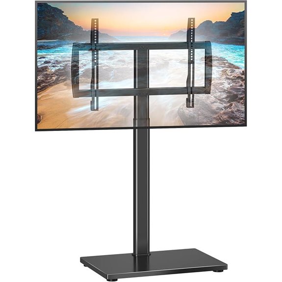 Universal TV Floor Stand with Bracket Holds 132lbs
