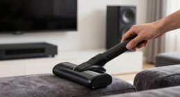 vacuum safely around speakers