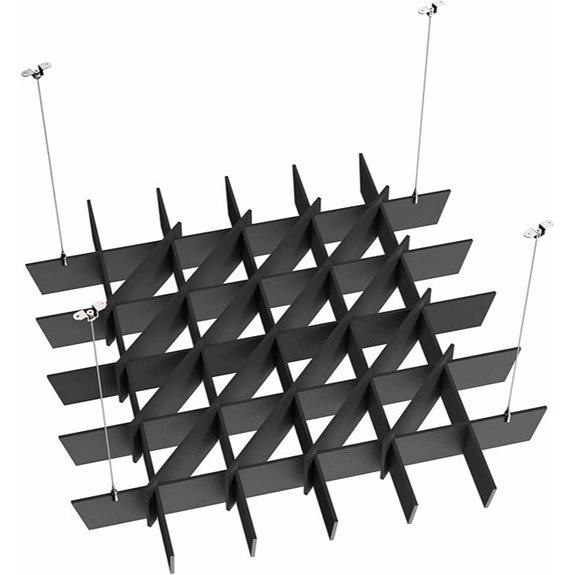 VIVO Acoustic Ceiling Waffle Panel 45x45 inches