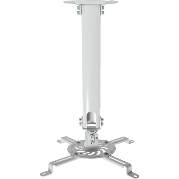 VIVO Extending Ceiling Projector Mount White