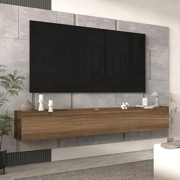 Atelier Mobili Wall-Mounted Floating TV Stand