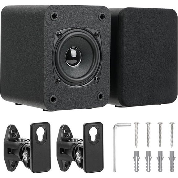 Saiyin Wall Mount Passive Speakers for Home Theater