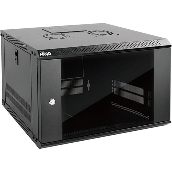 Tecmojo 6U Wall Mount Server Cabinet with Cooling Fan
