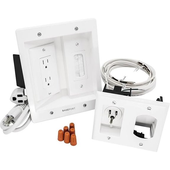 In-Wall Cable Management Kit for Wall Mount TVs