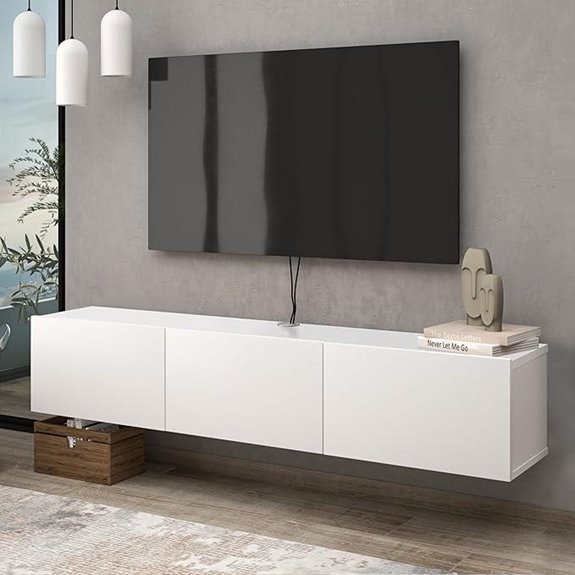 Atelier Mobili Wall-Mounted TV Console for Up to 75