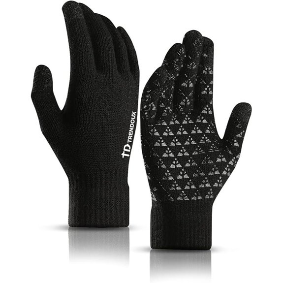 TRENDOUX Winter Touchscreen Gloves for Men & Women