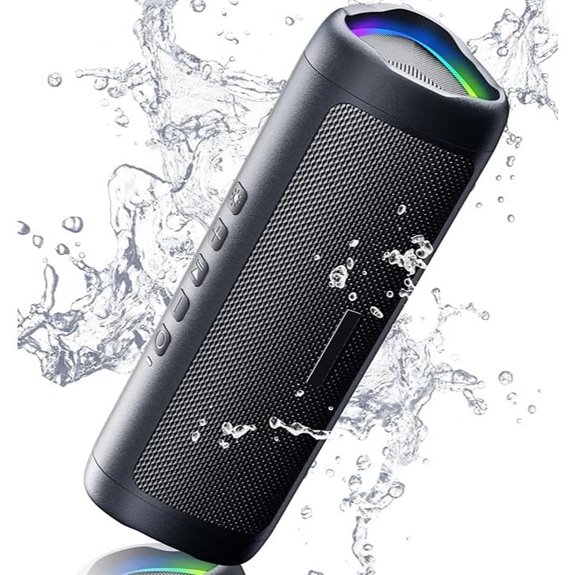 Wireless Waterproof Bluetooth Speaker with 20H Playtime