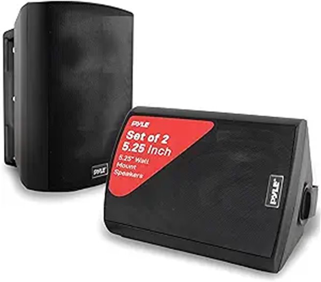 Pyle Waterproof Wall Mount Speakers (Pair Bluetooth)