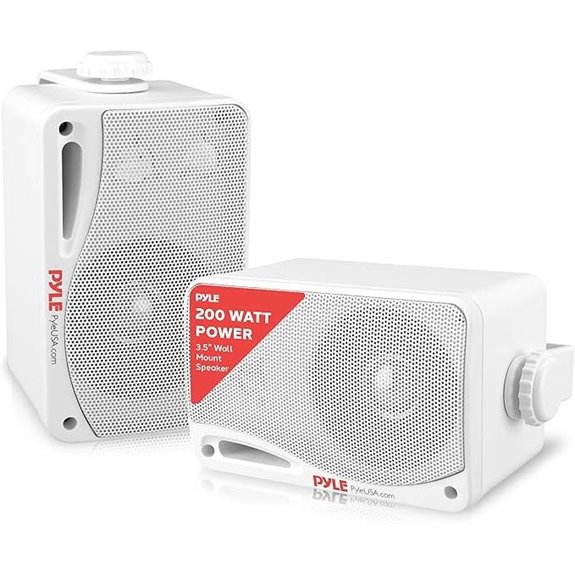 Pyle Waterproof Wireless Bluetooth Wall Speakers (Pair)