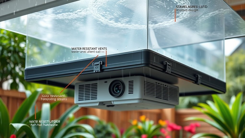 waterproof durable ventilated enclosure