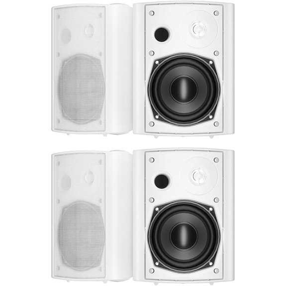 STUDIOFINIX 4-Pack Waterproof Outdoor Bluetooth Speakers