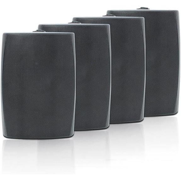 STUDIOFINIX 6.5 Waterproof Outdoor Wall Speakers (4 Pack)