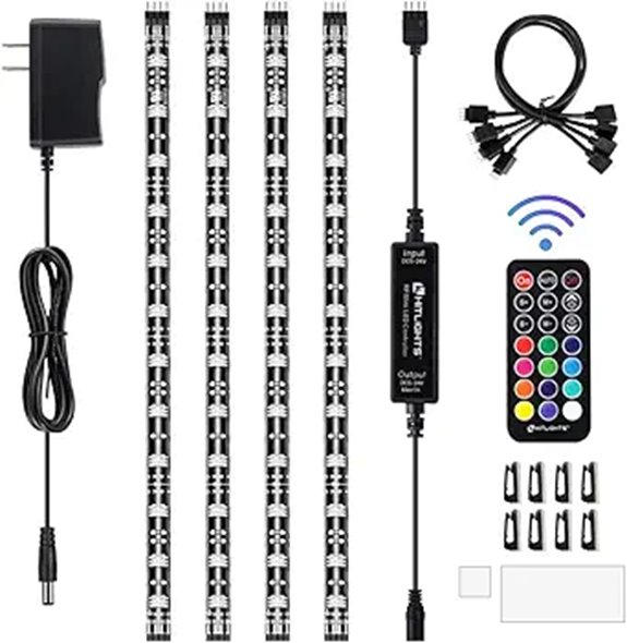 HitLights Waterproof RGB LED Strip Kit with Remote