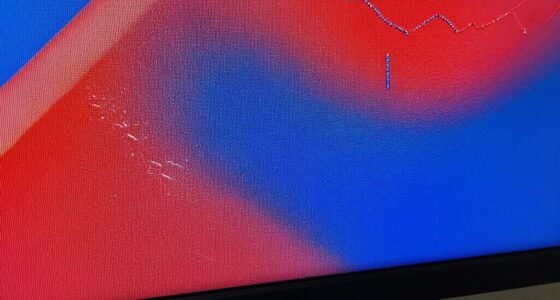 wave induced screen distortion